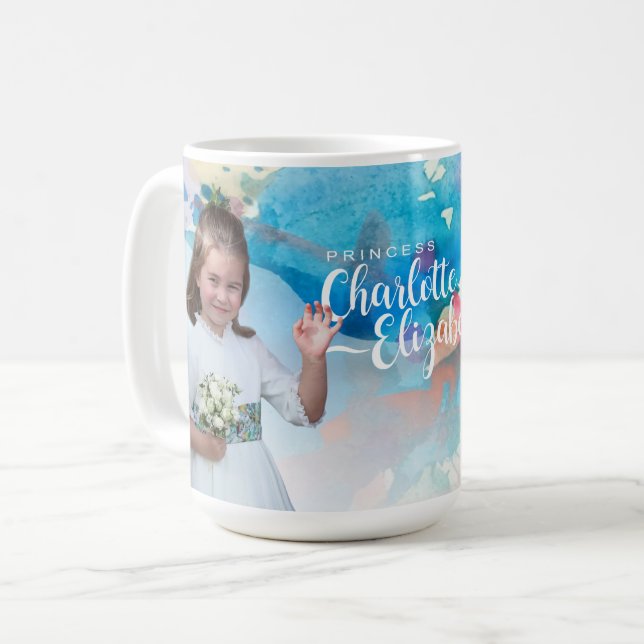 Caneca De Café Princesa Charlotte Elizabeth 6 Café Mug (Frente Esquerda)