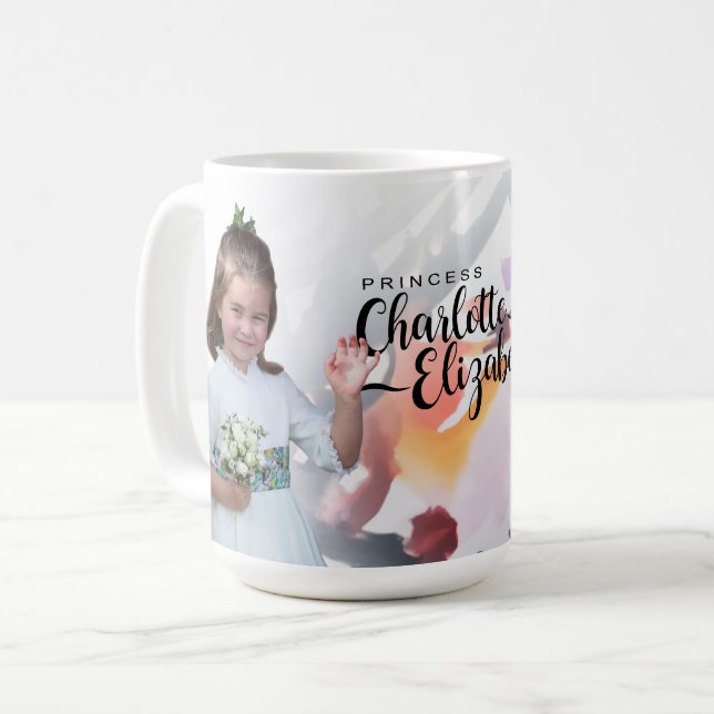 Caneca De Café Princesa Charlotte Elizabeth 6 Café Mug (Frente Esquerda)