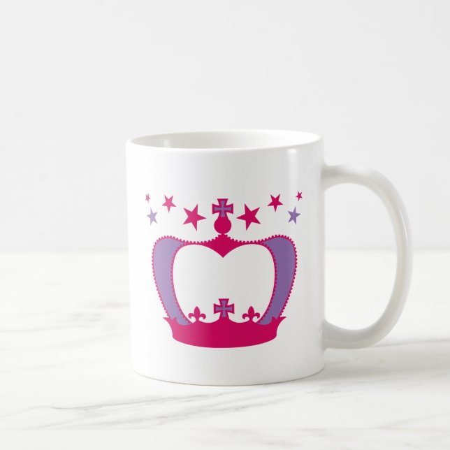 Caneca De Café Princesa Coroa (Direita)