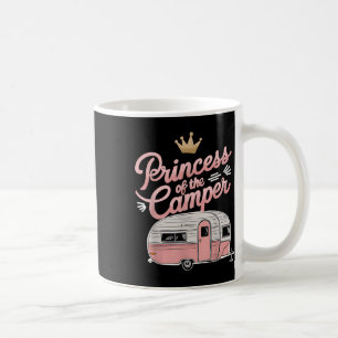 Caneca De Café Princesa Da Princesa Da Van De Acampamento Trailer