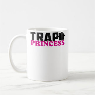 Caneca De Café Princesa da Trap House Mulheres Rave Edm Trap Hous