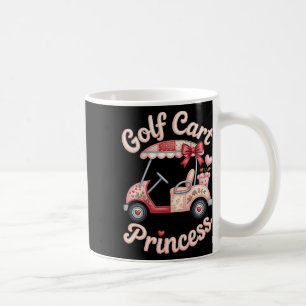 Caneca De Café Princesa de Carrinho de Golfe Coquette Carrinho de