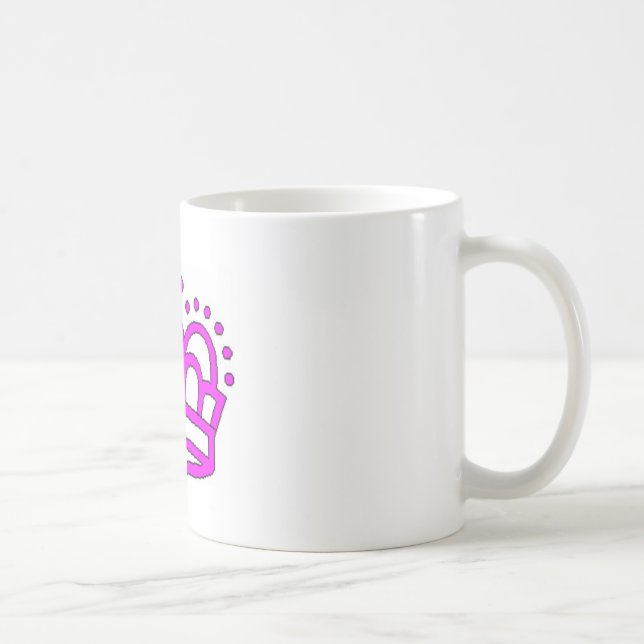 Caneca De Café Princesa de coroa (Direita)