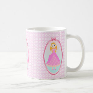 Caneca De Café Princesa de Fairytala no Partido de Birthaday Rosa