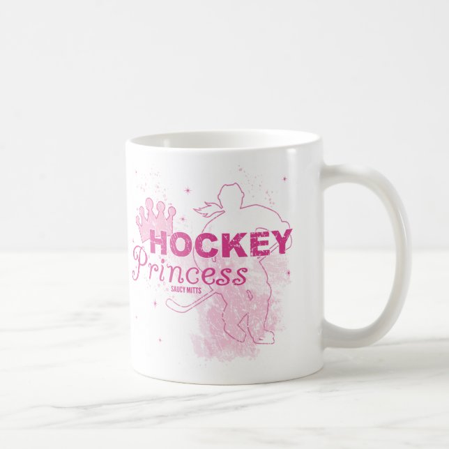 Caneca De Café Princesa de Hockey (Direita)