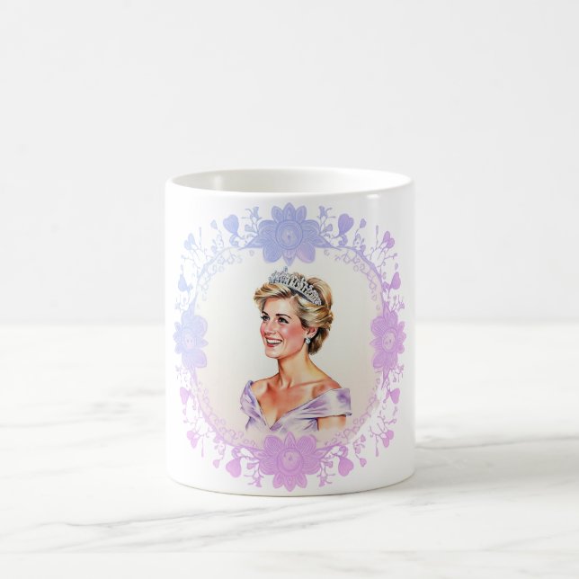 Caneca De Café Princesa Diana da Inglaterra, Princesa de Gales (Centro)