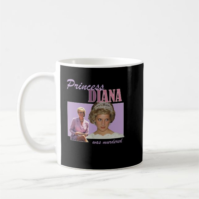 Caneca De Café Princesa Diana foi assassinada (Esquerda)