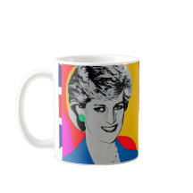 Princesa Diana Pop Art Mug