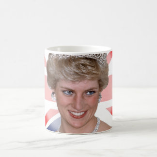 Caneca De Café Princesa Diana Union Jack