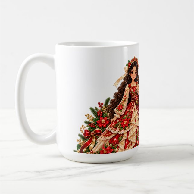 Caneca De Café Princesa do Natal! (Esquerda)
