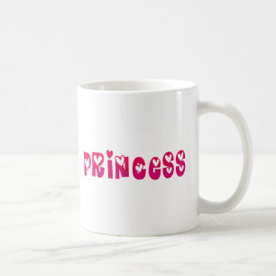 Caneca De Café Princesa em Corações
