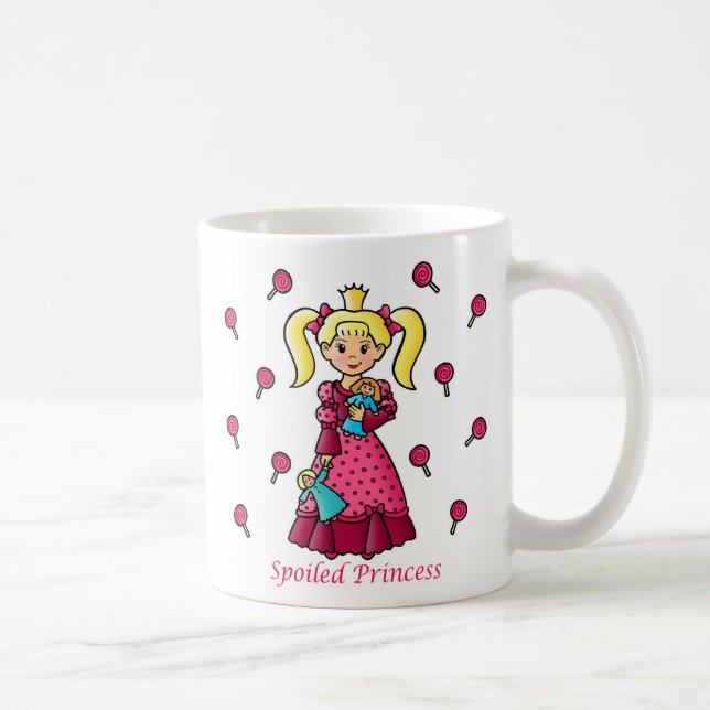 Caneca De Café Princesa estragada (Direita)