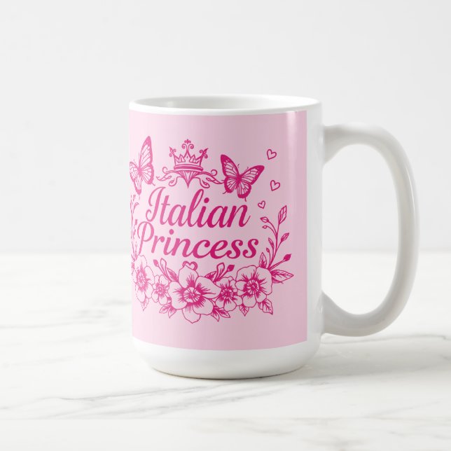 Caneca De Café Princesa Italiana  (Direita)