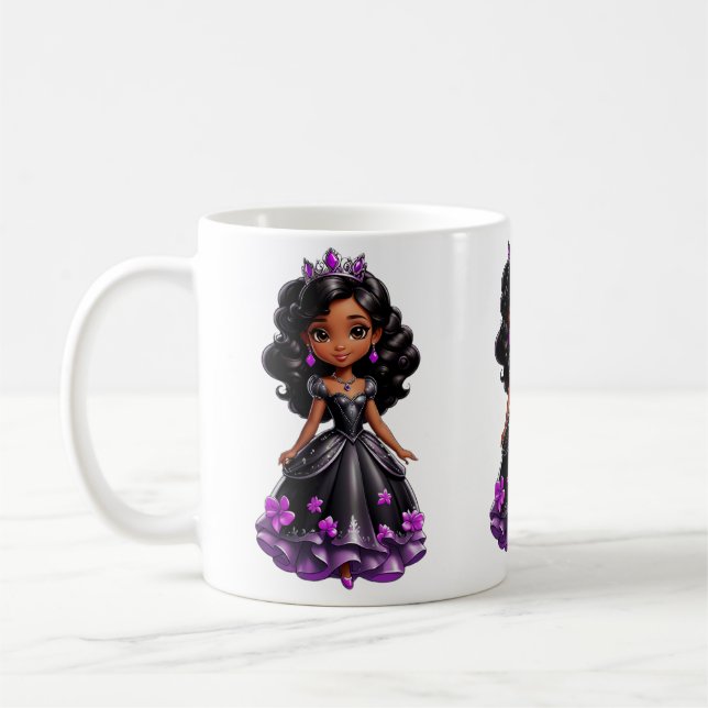 Caneca De Café Princesa Negra (Esquerda)