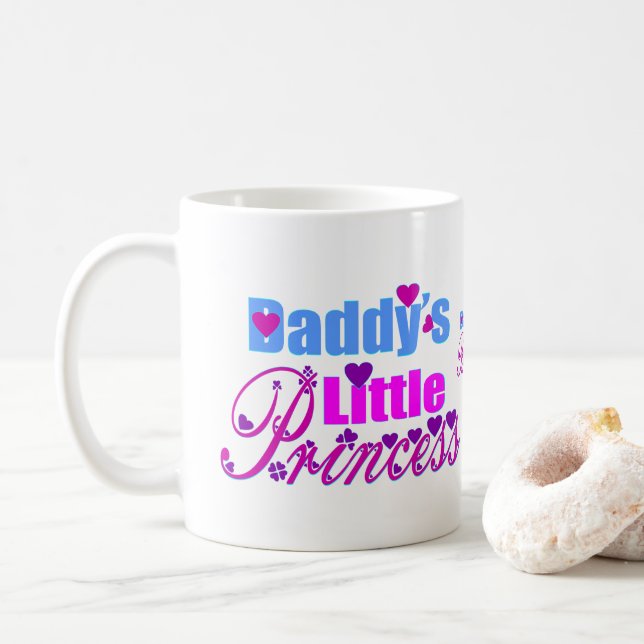 Caneca De Café ▪ ✔ Princesa Pequena Princesa Fabulosa de Café Clá (Com Donut)