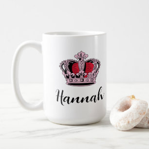 Caneca De Café Princesa Rainha Personalizável