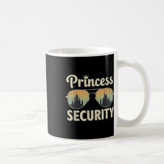 Caneca De Café Princesa Security Protection Retro Castle Matching