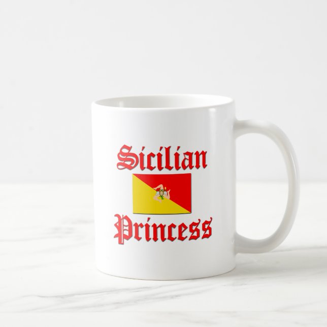 Caneca De Café Princesa siciliano (Direita)