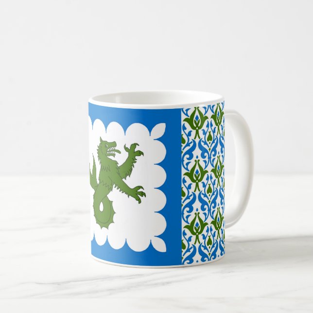 Caneca De Café Principado do crachá Coffee Mu (Frente Esquerda)