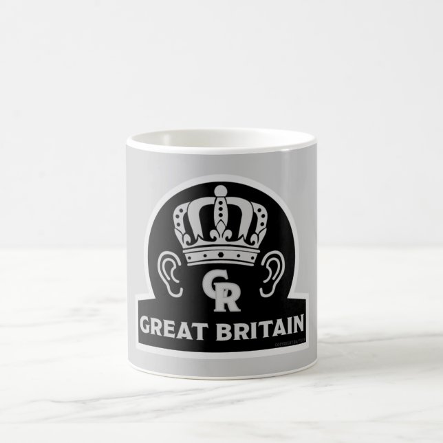 Caneca De Café Príncipe Charles British Royal Crown (Centro)