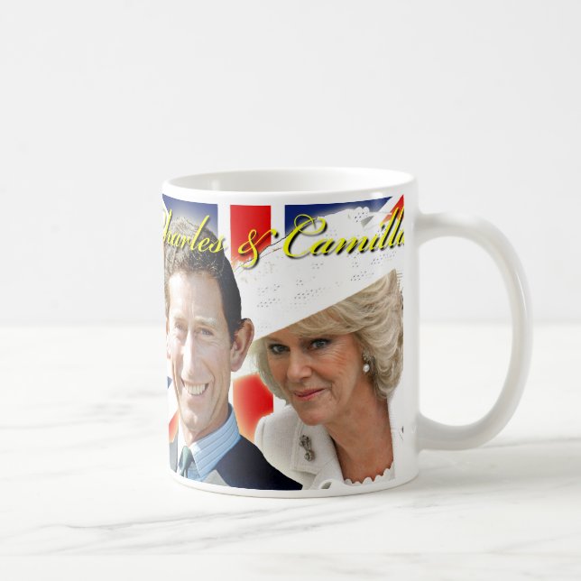 Caneca De Café Príncipe Charles de HRH & duquesa de HRH de (Direita)