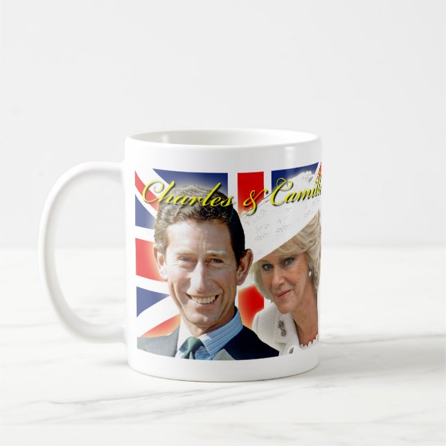 Caneca De Café Príncipe Charles de HRH & duquesa de HRH de (Esquerda)