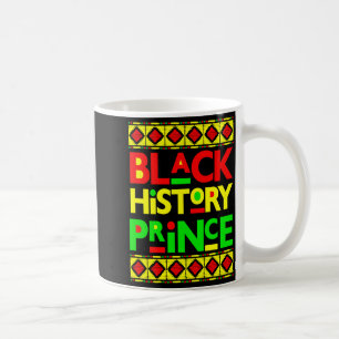 Caneca De Café Príncipe da História Negra Menino Melanina Filho B
