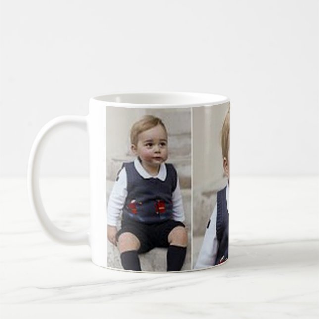 Caneca De Café Príncipe George - William & Kate (Esquerda)