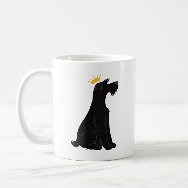 Caneca De Café Príncipe Schnauzer (Esquerda)