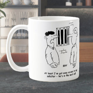 Caneca De Café Prisioneiro na prisão diz que solicitador está n