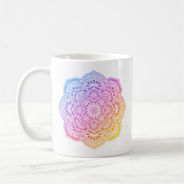 Caneca De Café Prism Flower Mandala Mug