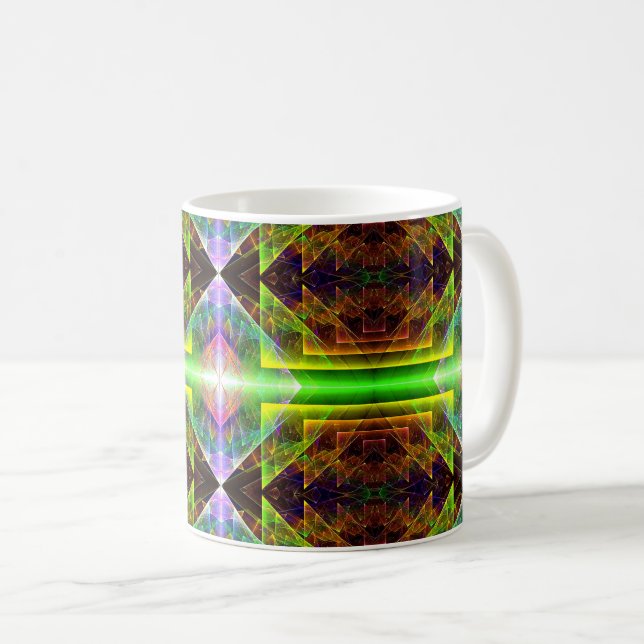 Caneca De Café Prisma Triangular (Frente Esquerda)