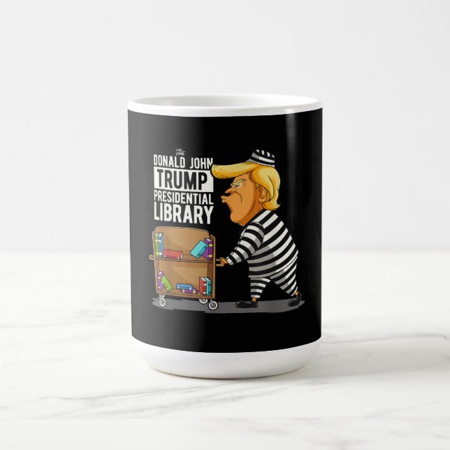 Caneca De Café Prison Trump Presidential Library (Centro)