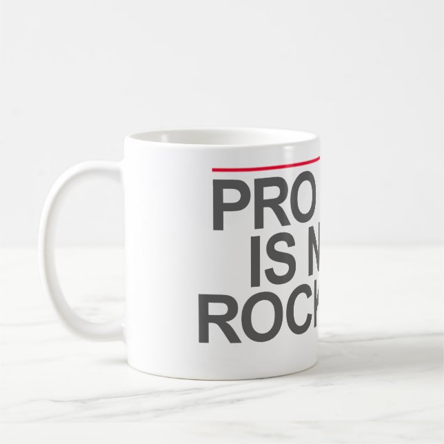CANECA DE CAFÉ "PRO BONO NÃO É UMA ESTRELA DO ROCK" -- (Esquerda)