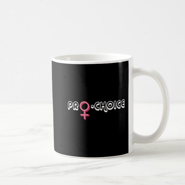 Caneca De Café Pro Choice Roe sobre a Saúde da Mulher Wade (Direita)