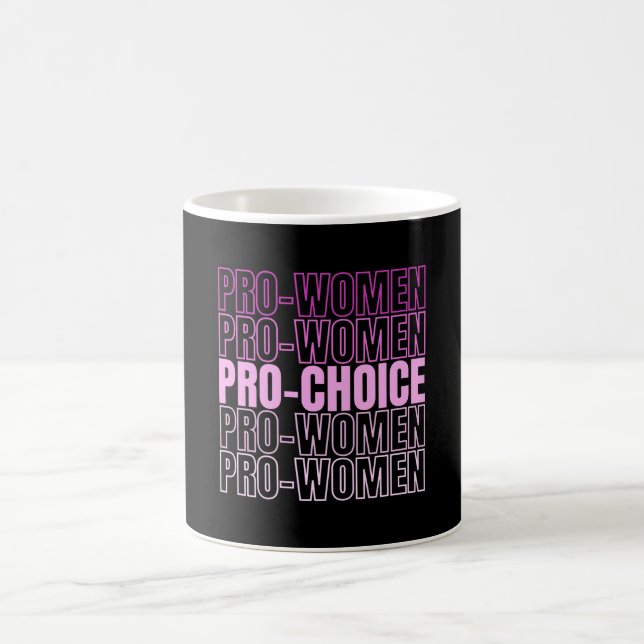 Caneca De Café Pró-Mulheres Pró-Escolha - Direitos de Aborto (Centro)