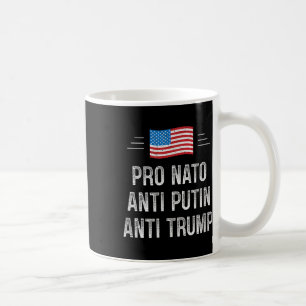 Caneca De Café Pro Nato - Anti-Putin - Anti-Trump - Estilo Retroa
