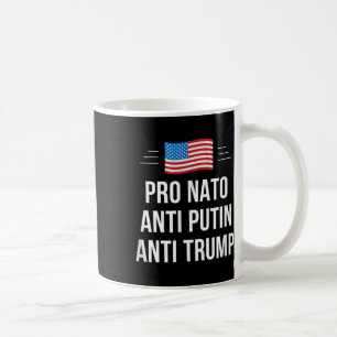 Caneca De Café Pro Nato - Anti-Putin - Anti-Trump -, Pequeno