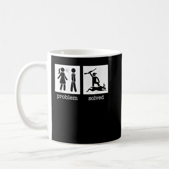 Caneca De Café Problema Divorciado Divórcio Funny Divorce Caça De (Esquerda)