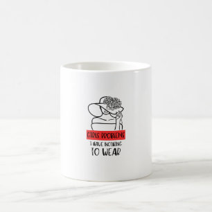 Caneca De Café Problema Engraçado Que Não Tenho Nada Para Vestir.