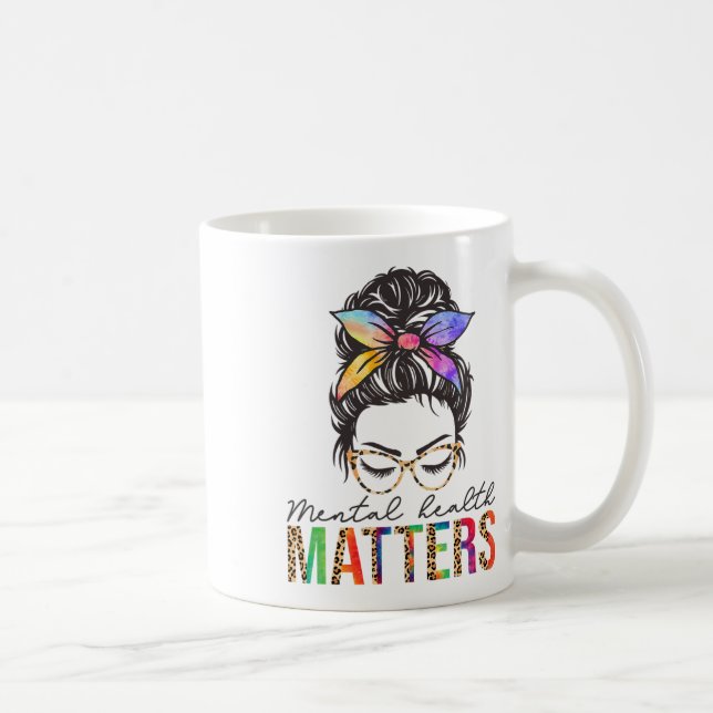 Caneca De Café Problemas de Saúde Cérebro Doença Mental Alarme (Direita)