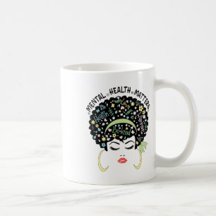 Caneca De Café Problemas de saúde mental Sensibilização feminina