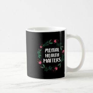 Caneca De Café Problemas de saúde mental Sensibilização Prevenção