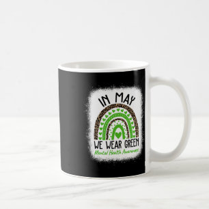 Caneca De Café Problemas de saúde mental Vestimos saúde mental ve