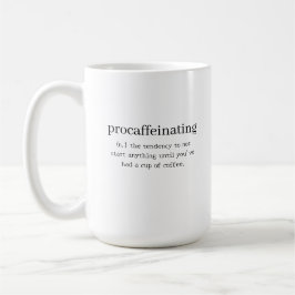 Caneca De Café Procafeína Personalizada