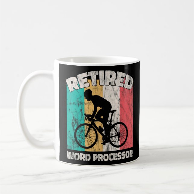 Caneca De Café Processador de Palavras Aposentado para Reforma (Esquerda)