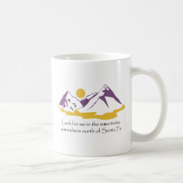 Caneca De Café Procure-me nas montanhas
