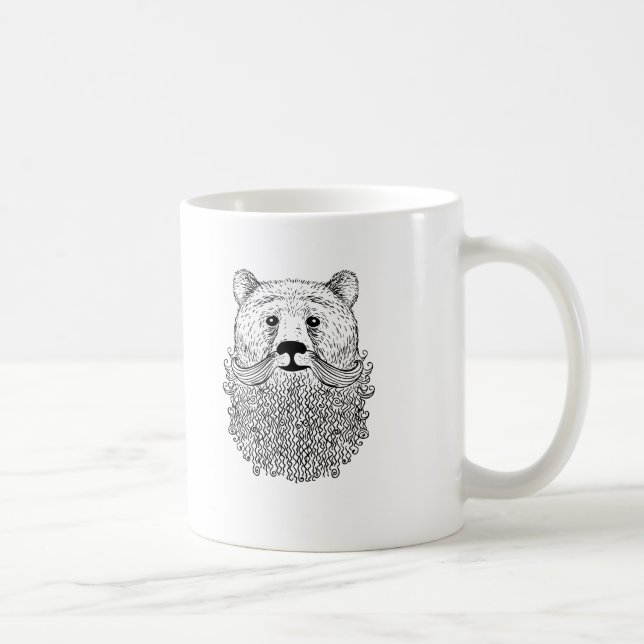 Caneca De Café Produto farpado do urso (Direita)