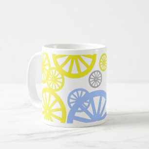 Caneca De Café Produto Funky Happy Wheel Circle