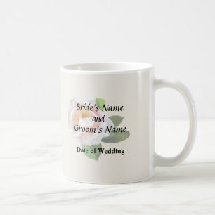 Caneca De Café Produtos de casamento Camélia Rosa Pálido